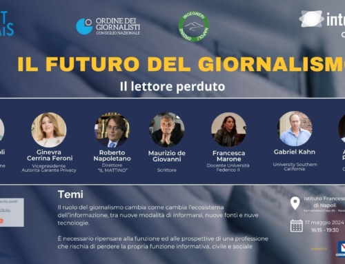 Il Futuro del giornalismo: conferenza a Napoli il 17 maggio