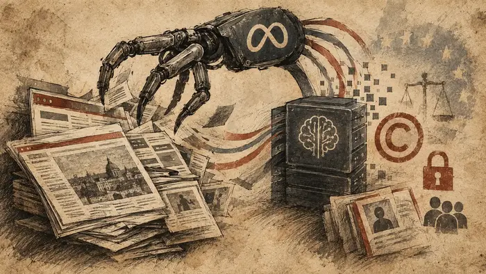 Meta-editori: la battaglia su scraping, AI, copyright e privacy